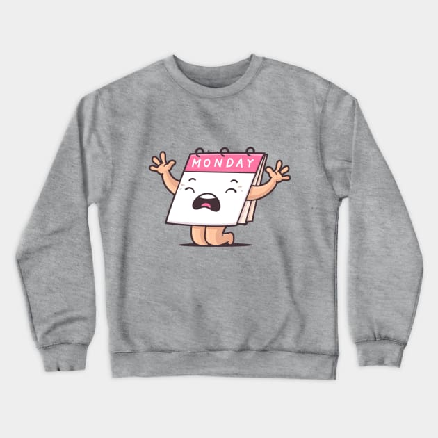 Monday Horror Story Crewneck Sweatshirt by zoljo